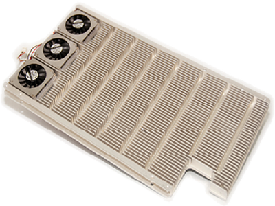 Fan With Extruded Heat Sink Assembly